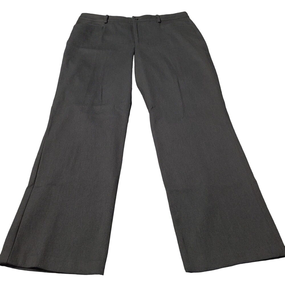 Lauren Ralph Lauren Catlin Womens Pants Gray Size 12 Cotton Blend Stretch Pocket